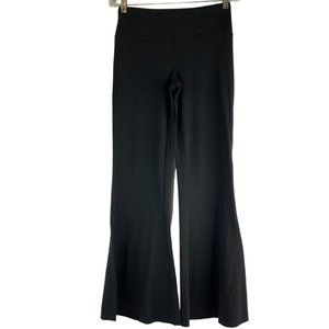 Chaser Pants Women's Sz S Black Pull On Waist Bell Bottom Wide Leg Stretch $98